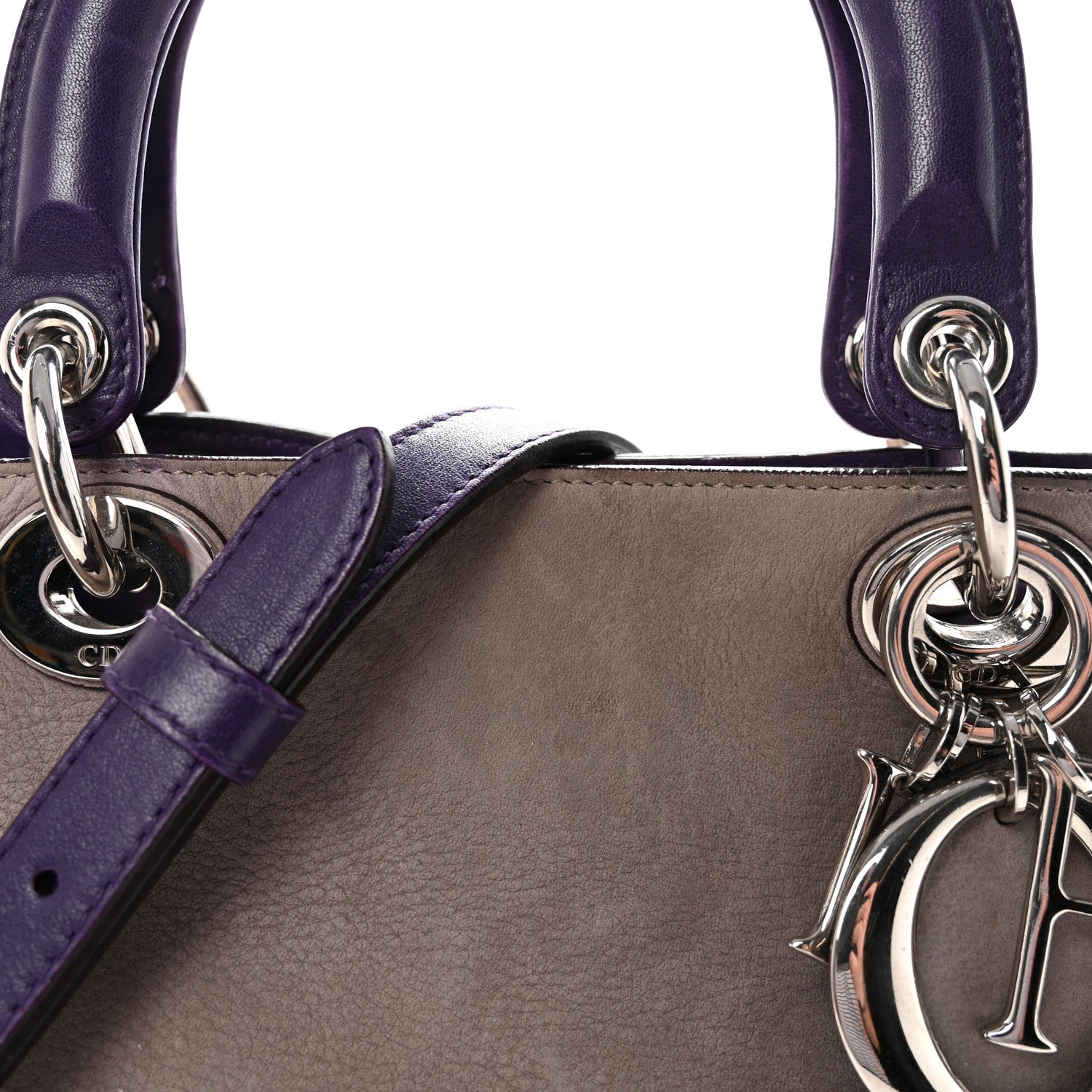 Suede Large Diorissimo Tote Purple