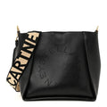 Eco Alter Nappa Perforated Logo Mini Crossbody Black