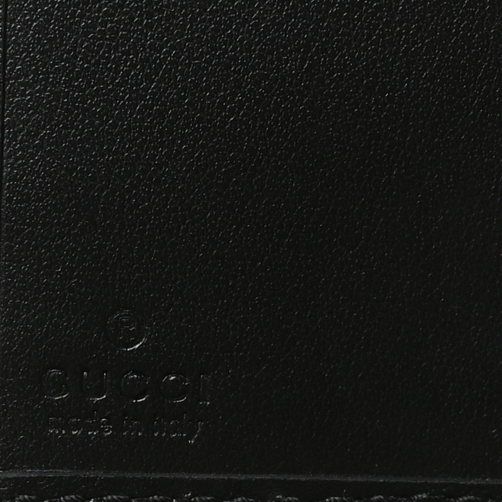 Calfskin Matelasse GG Marmont  Case Wallet Black