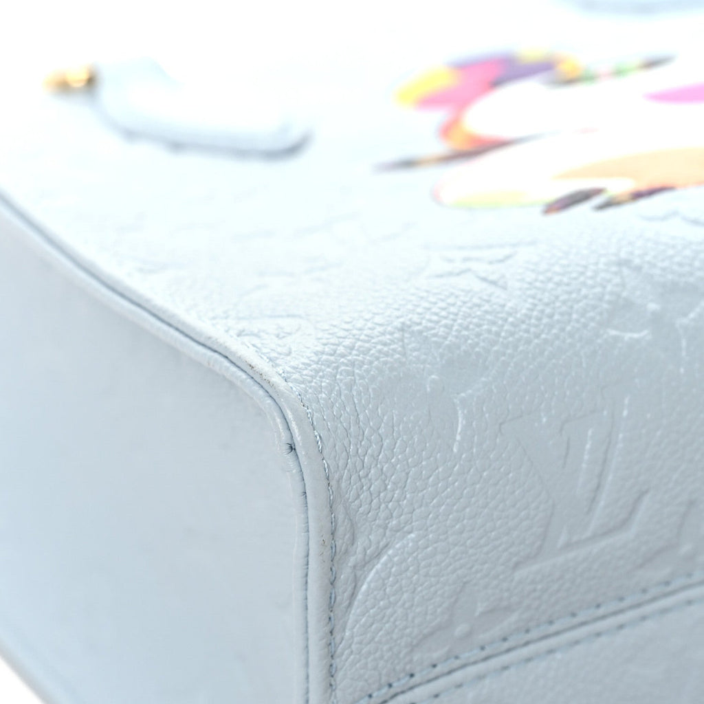 LV X TM Empreinte Monogram Superflat Onthego PM Washed Blue