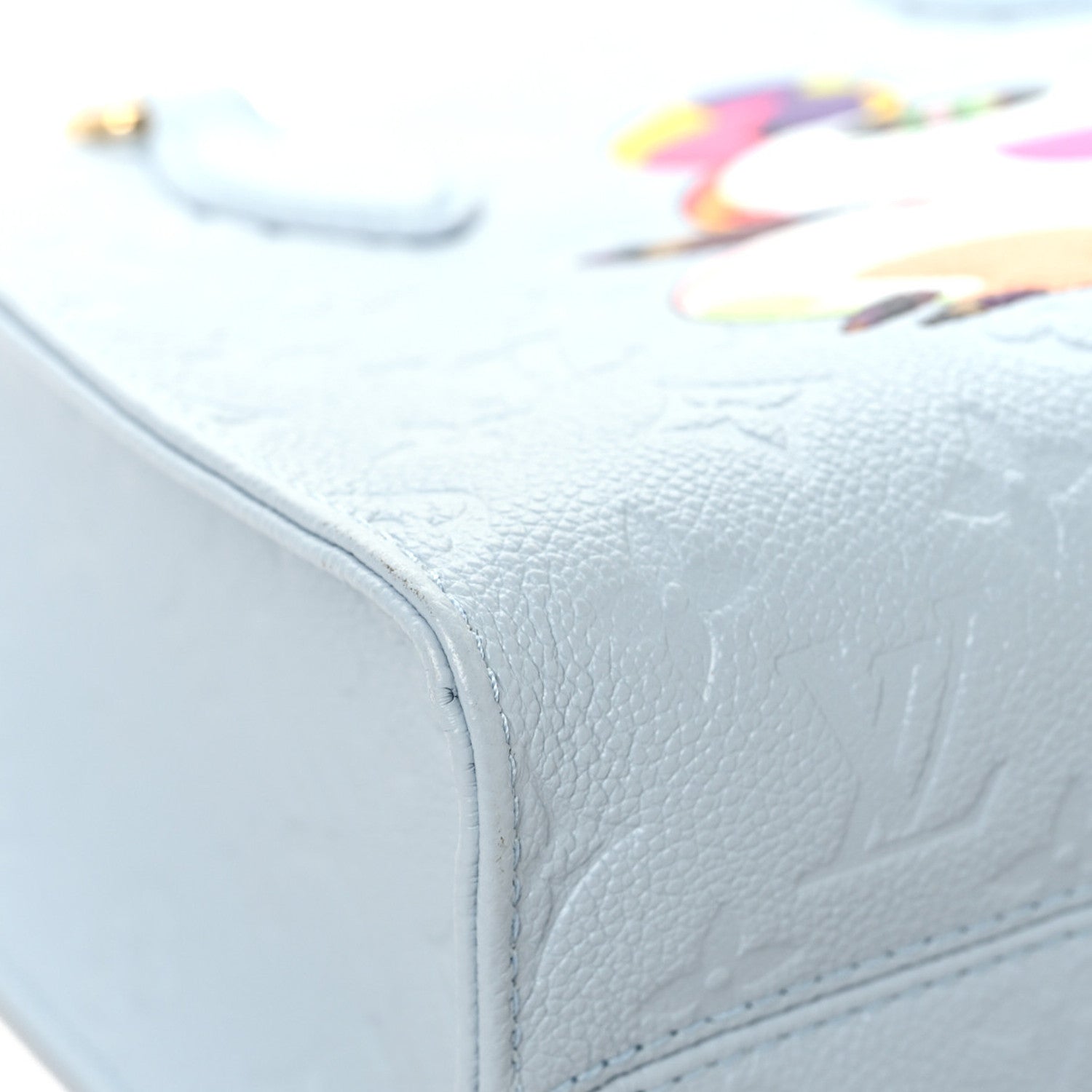 LV X TM Empreinte Monogram Superflat Onthego PM Washed Blue