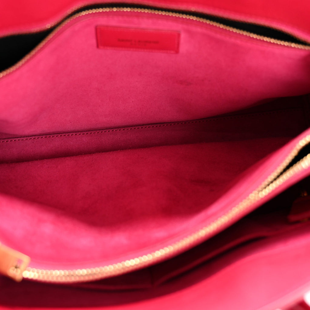 Calfskin Small Sac De Jour Lipstick Fuchsia