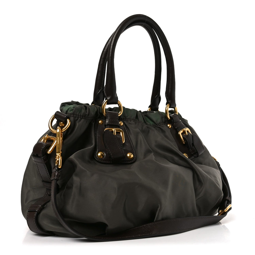 Tessuto Nylon Jacquard Logo Tote  Bruciato Sughero