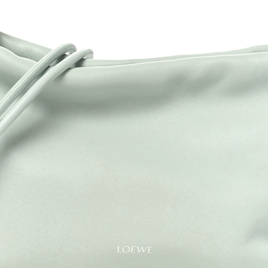 Mellow Nappa Medium Donut Chain Flamenco Knot Clutch Frozen