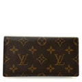 Monogram Simple Checkbook Holder Wallet Cover
