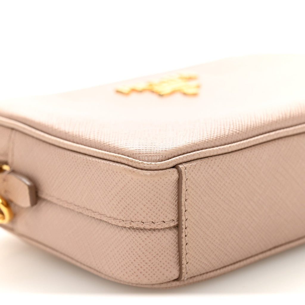 Saffiano Lux Small Camera Crossbody Bag Cirpria