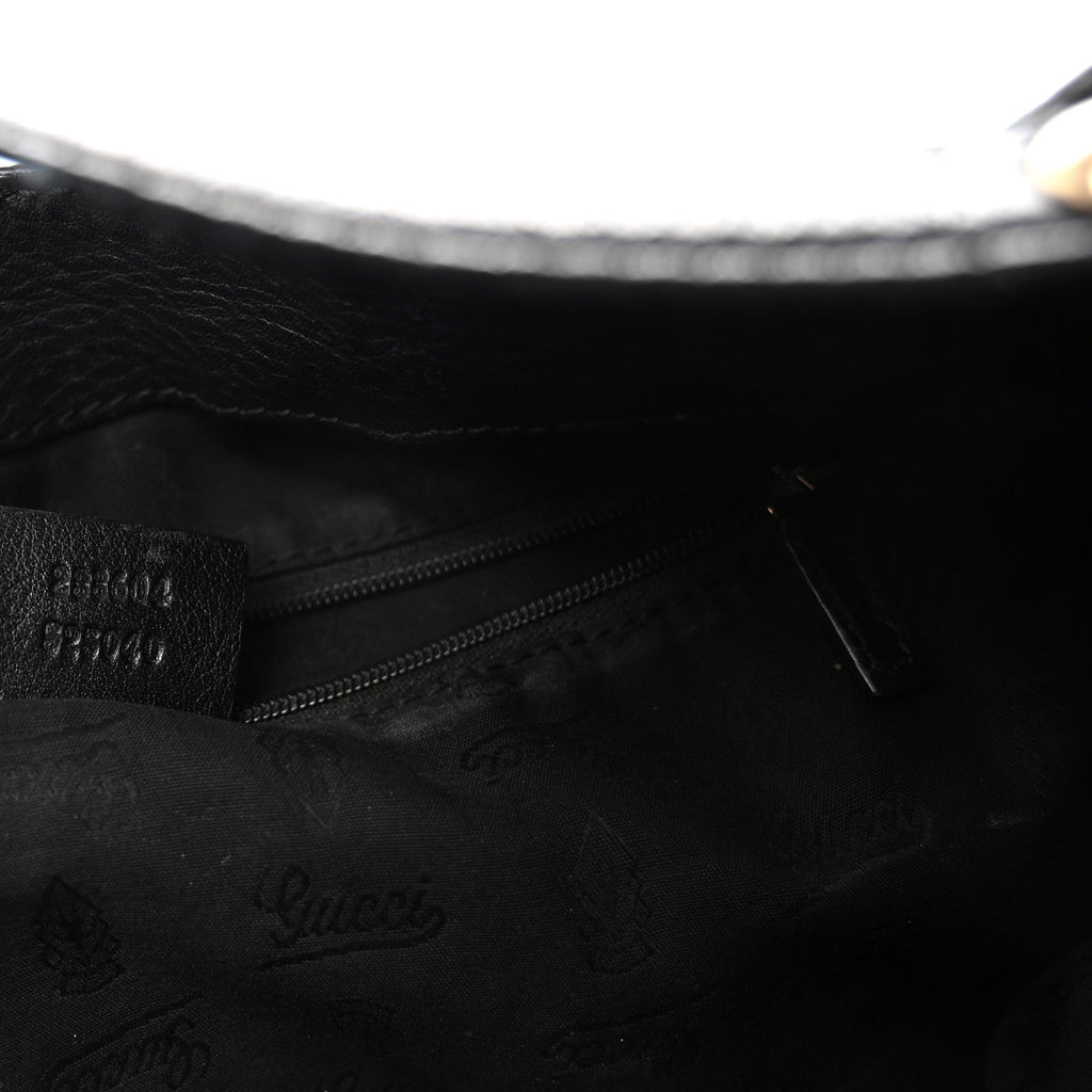 Guccissima Large New Ladies Web Hobo  Black