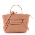 Grained Calfskin Micro Belt Bag Vintage Pink