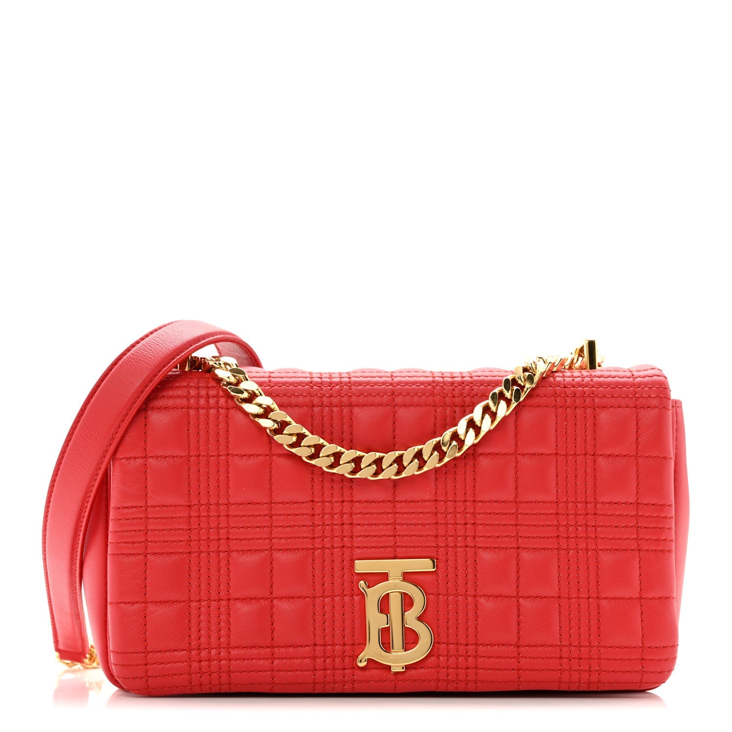 Lambskin Quilted Small Lola Bag Bright Red