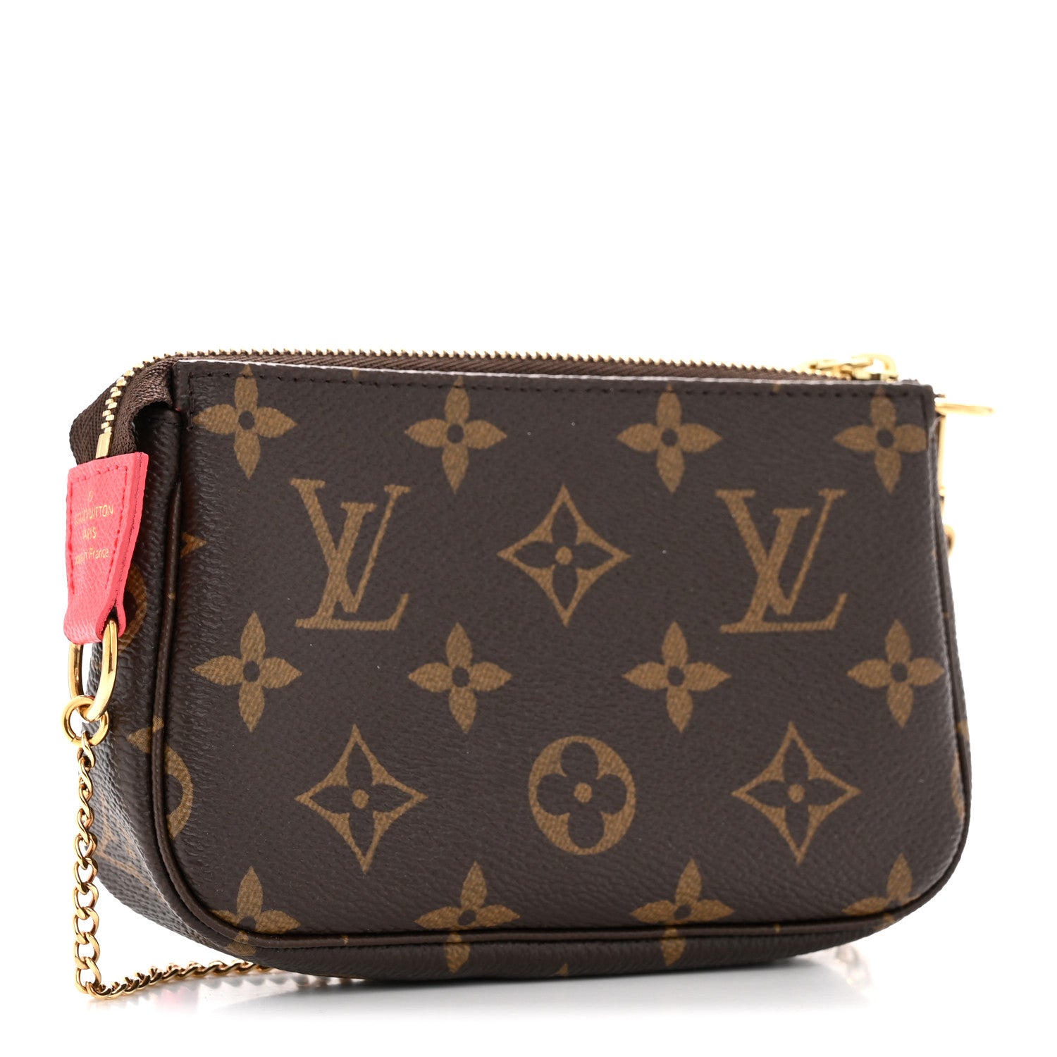 Monogram 2021 Christmas Animation London Mini Pochette Accessories Red