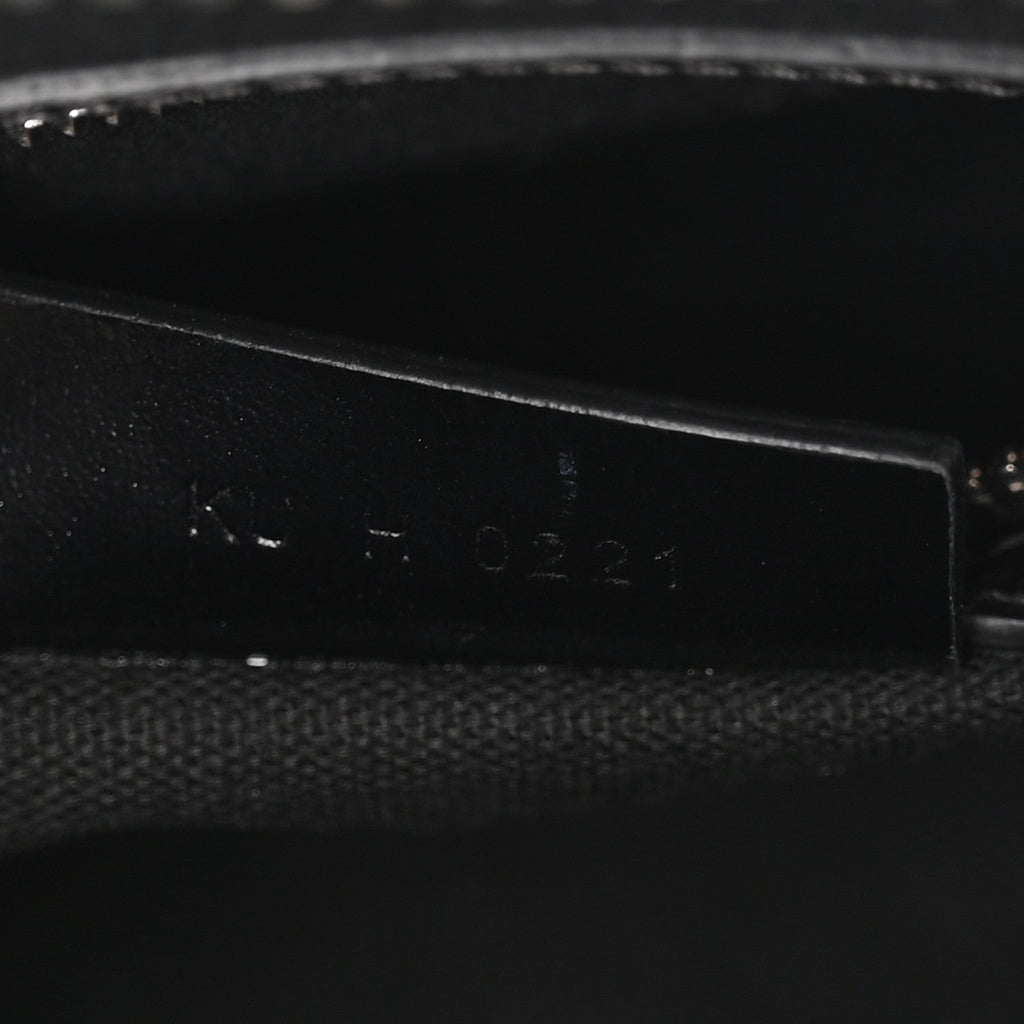 Shiny Lord Calfskin Mini Antigona Black