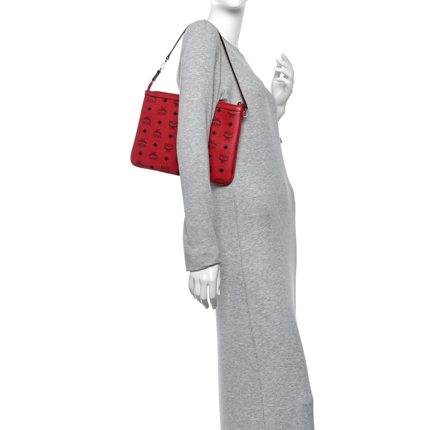 Visetos Liz Shopper Tote Pouch Ruby Red