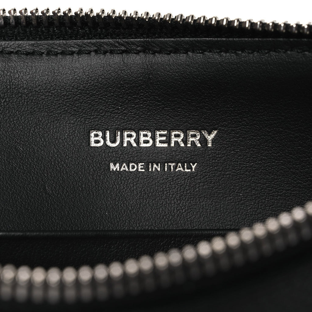 Grained Calfskin Peyton TB Crossbody Bag Black