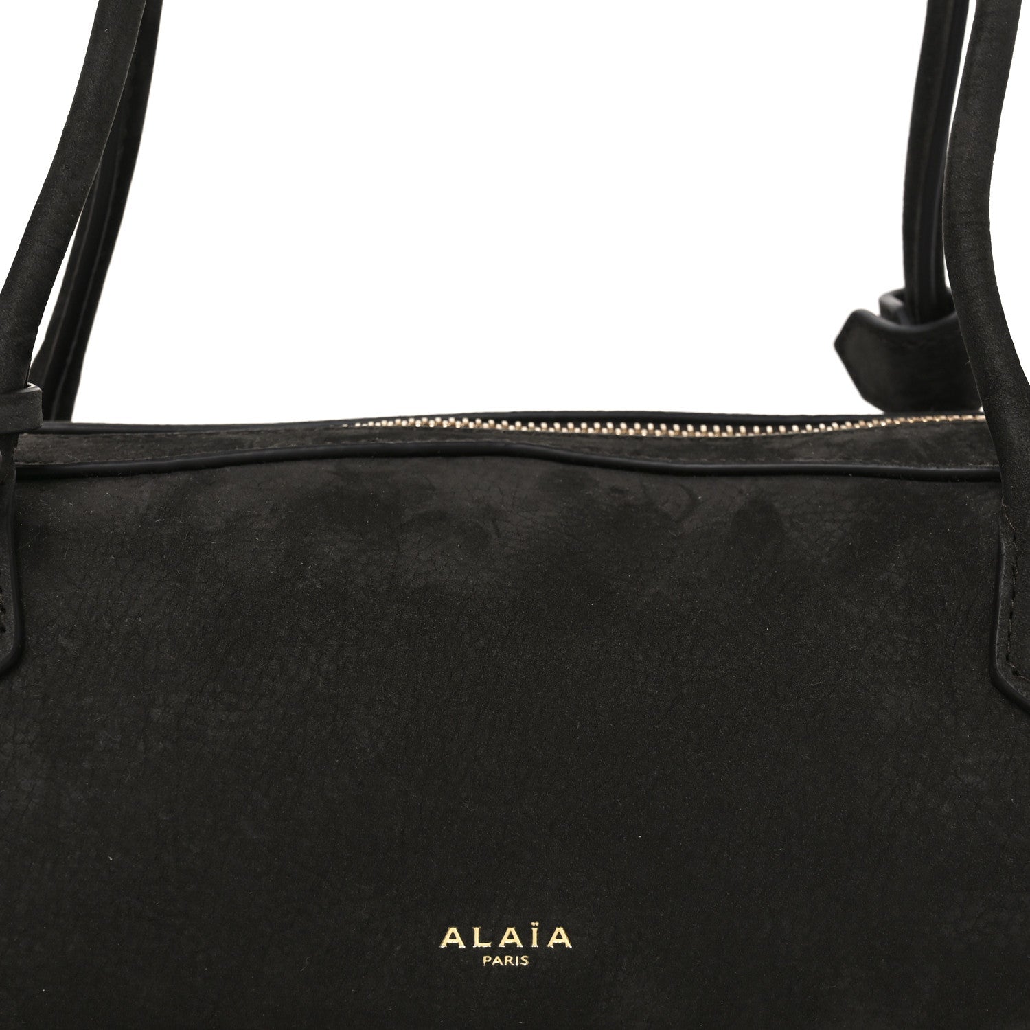 Nubuck Medium Le Teckel Bag Black Anthracite