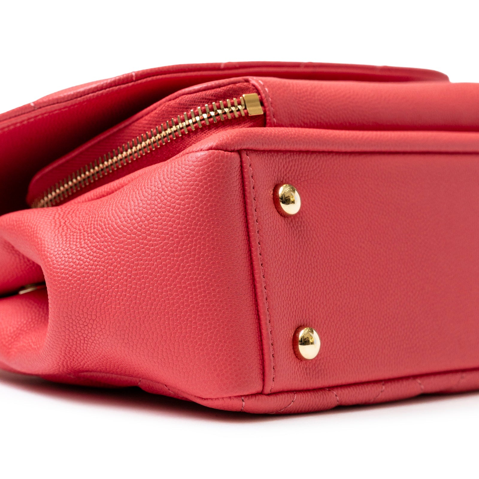 Chanel Business Affinity Small Flap Bag Pink Caviar Light Gold Hardware