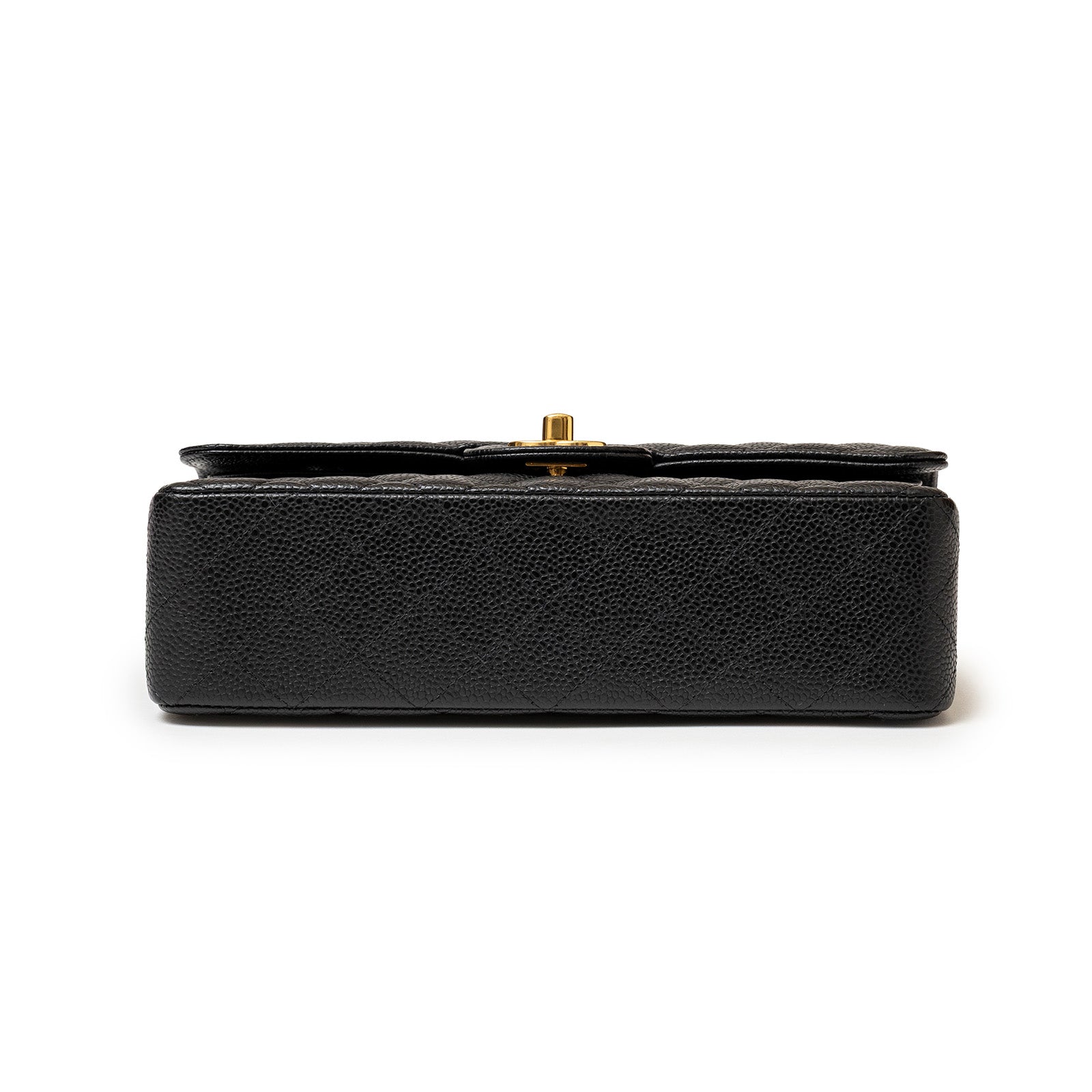 Chanel Classic Flap Bag Small Black Caviar Gold Hardware
