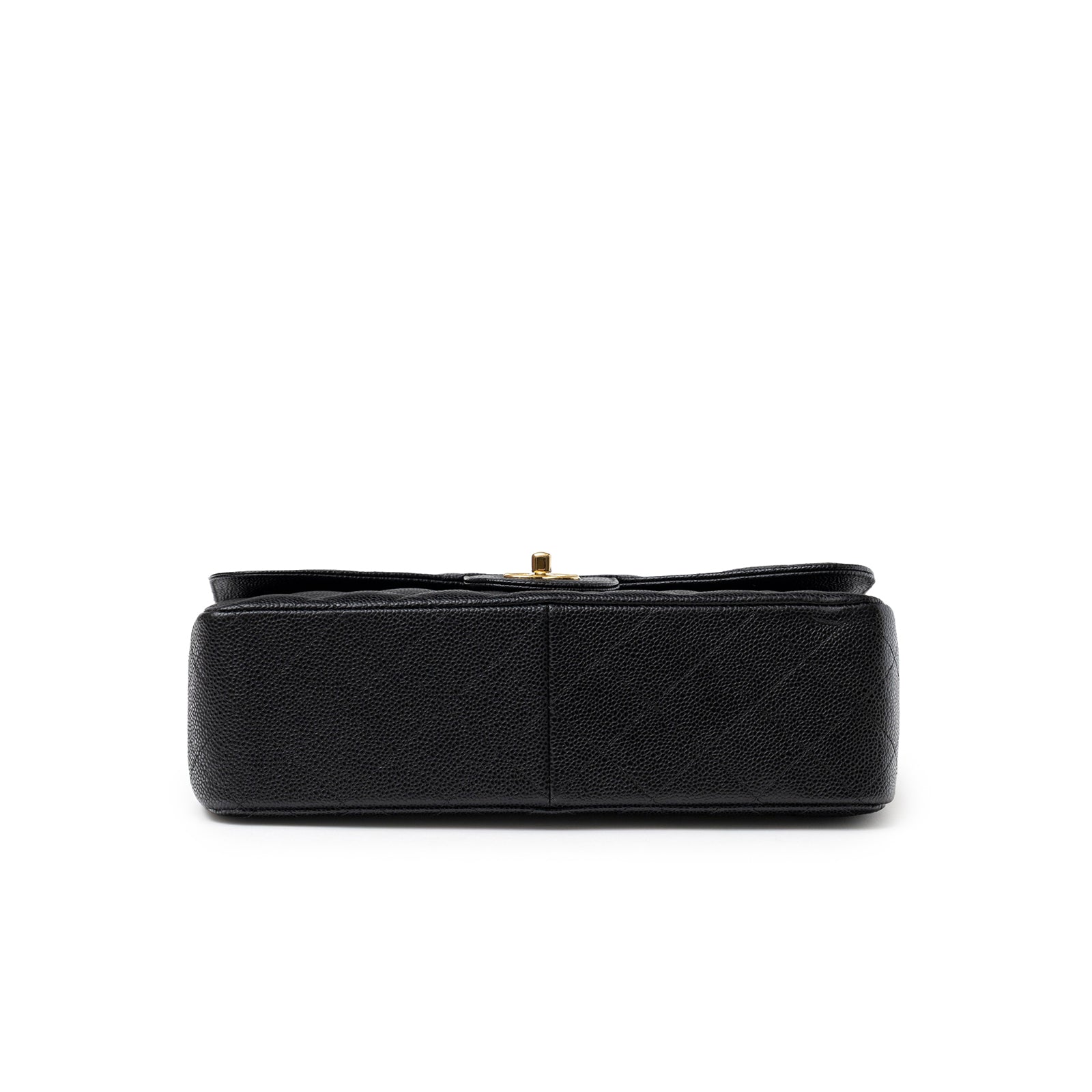 Chanel Classic Flap Jumbo Caviar Black Gold Hardware