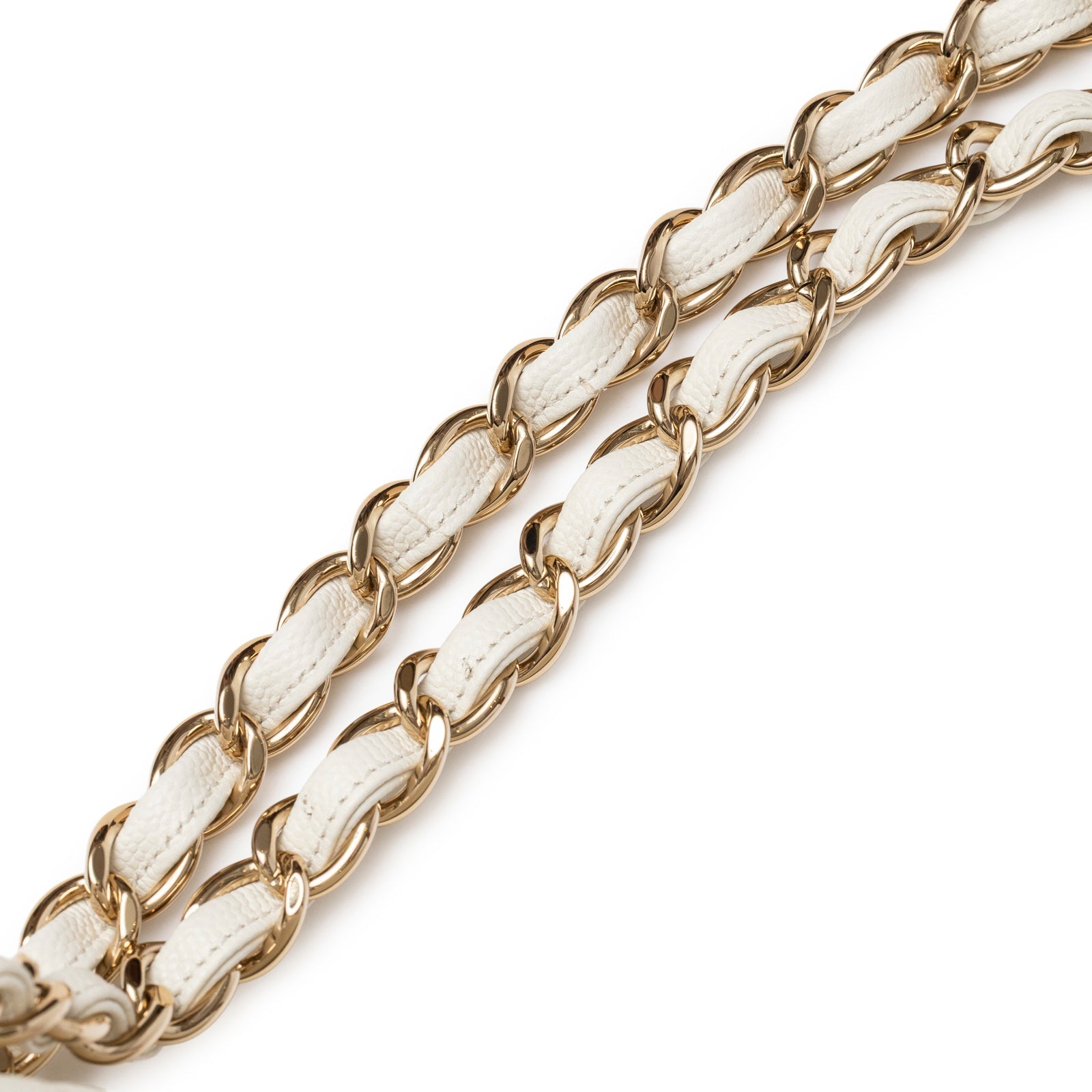Chanel Classic Flap Maxi Caviar White Gold Hardware