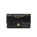 Chanel Classic Flap Medium Caviar Black Gold Hardware