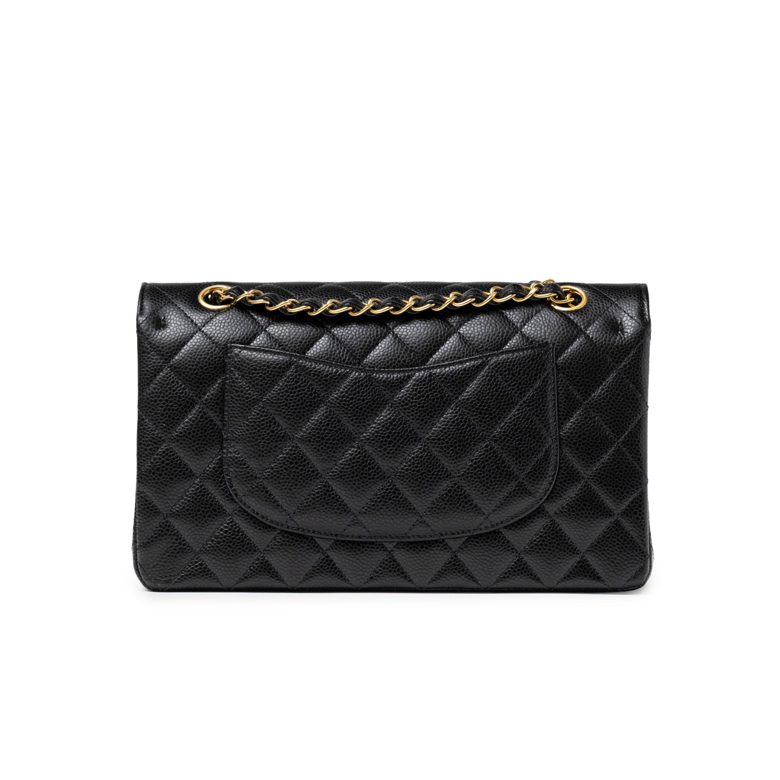 Chanel Classic Flap Medium Caviar Black Gold Hardware