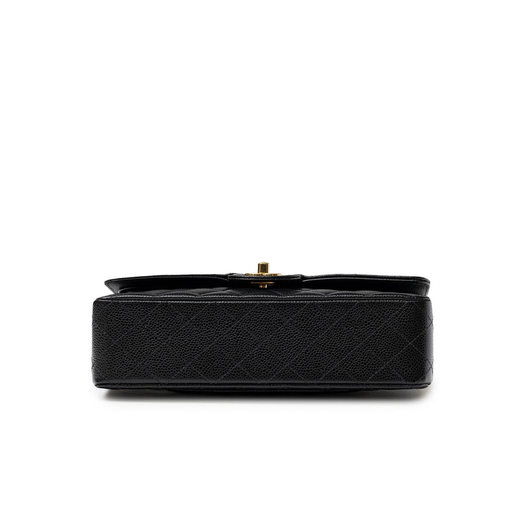 Chanel Classic Flap Medium Caviar Black Gold Hardware