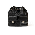 Chanel Coco Mellow Backpack Calf Black Permabrass Hardware 23B