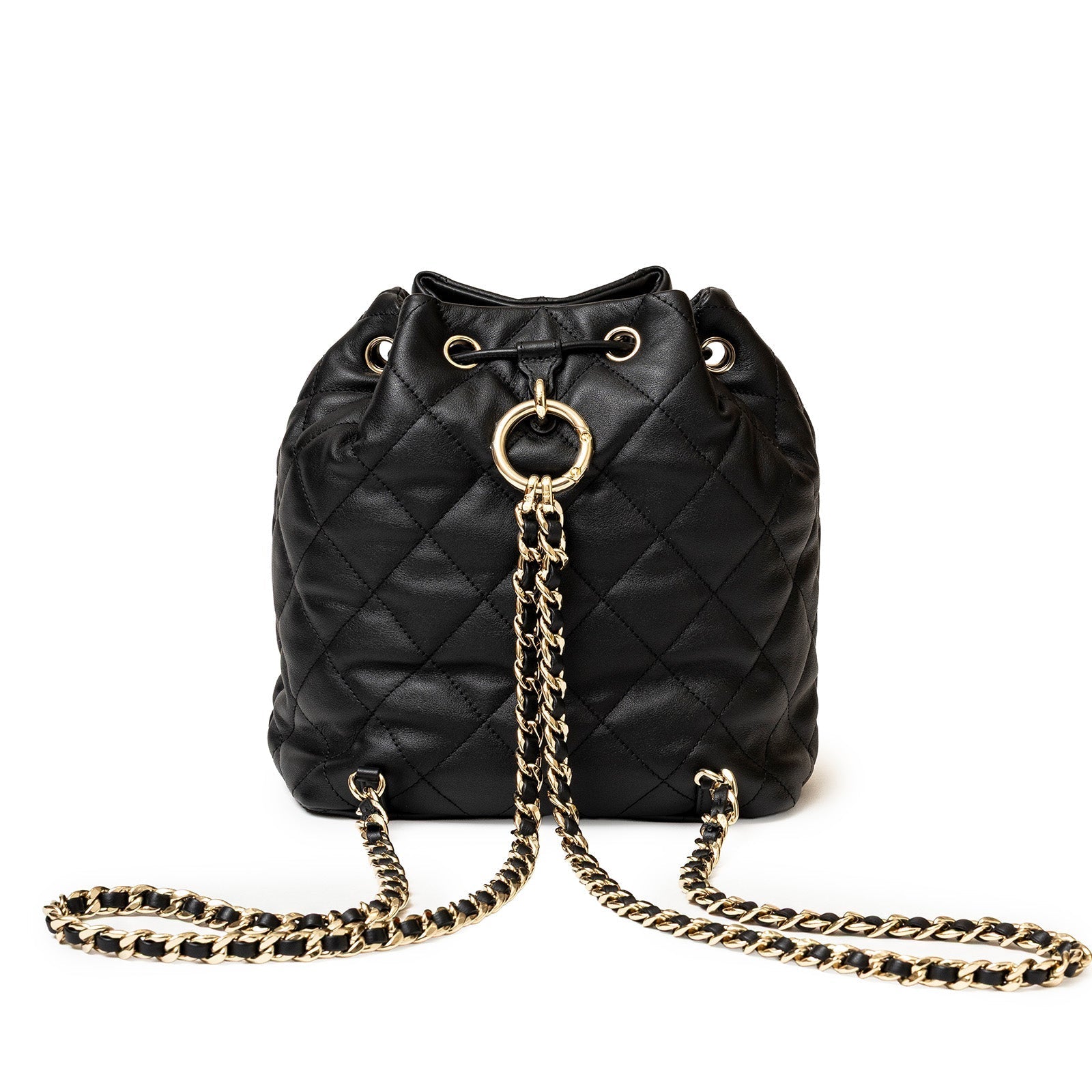Chanel Coco Mellow Backpack Calf Black Permabrass Hardware 23B