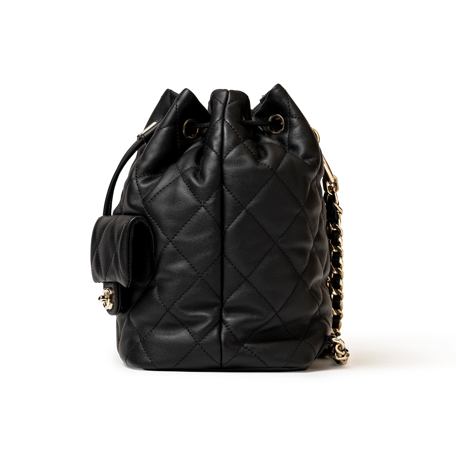 Chanel Coco Mellow Backpack Calf Black Permabrass Hardware 23B