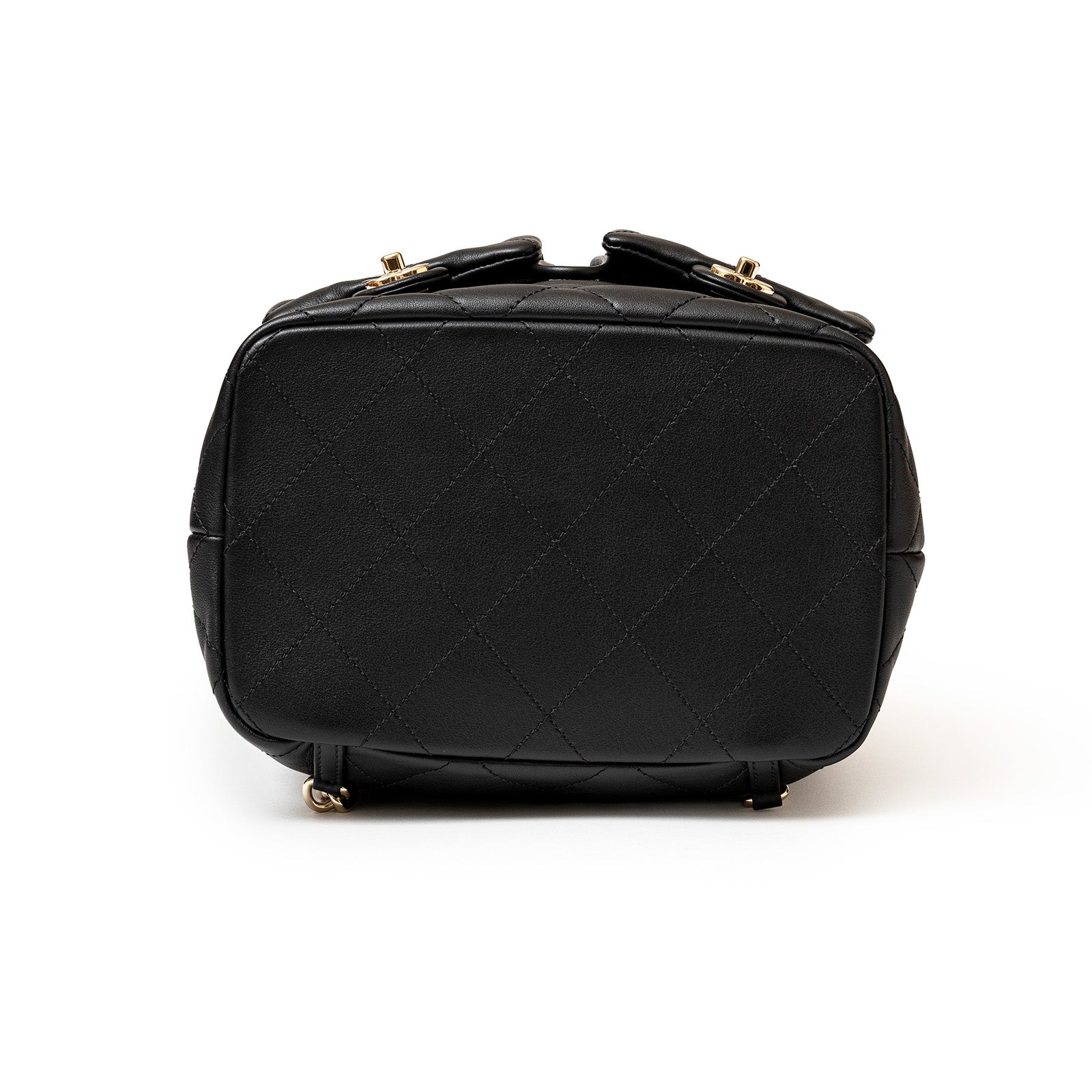 Chanel Coco Mellow Backpack Calf Black Permabrass Hardware 23B