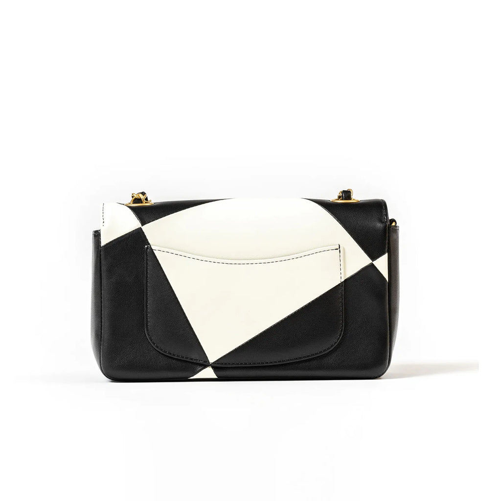 Chanel Geometric Patchwork Mini Flapbag Gold Hardware