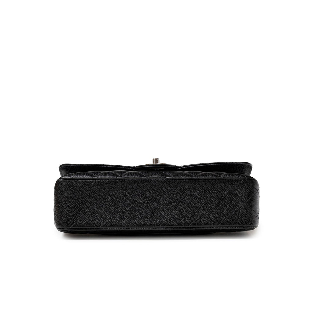 Chanel Medium Classic Flap Bag Black Caviar Palladium Hardware