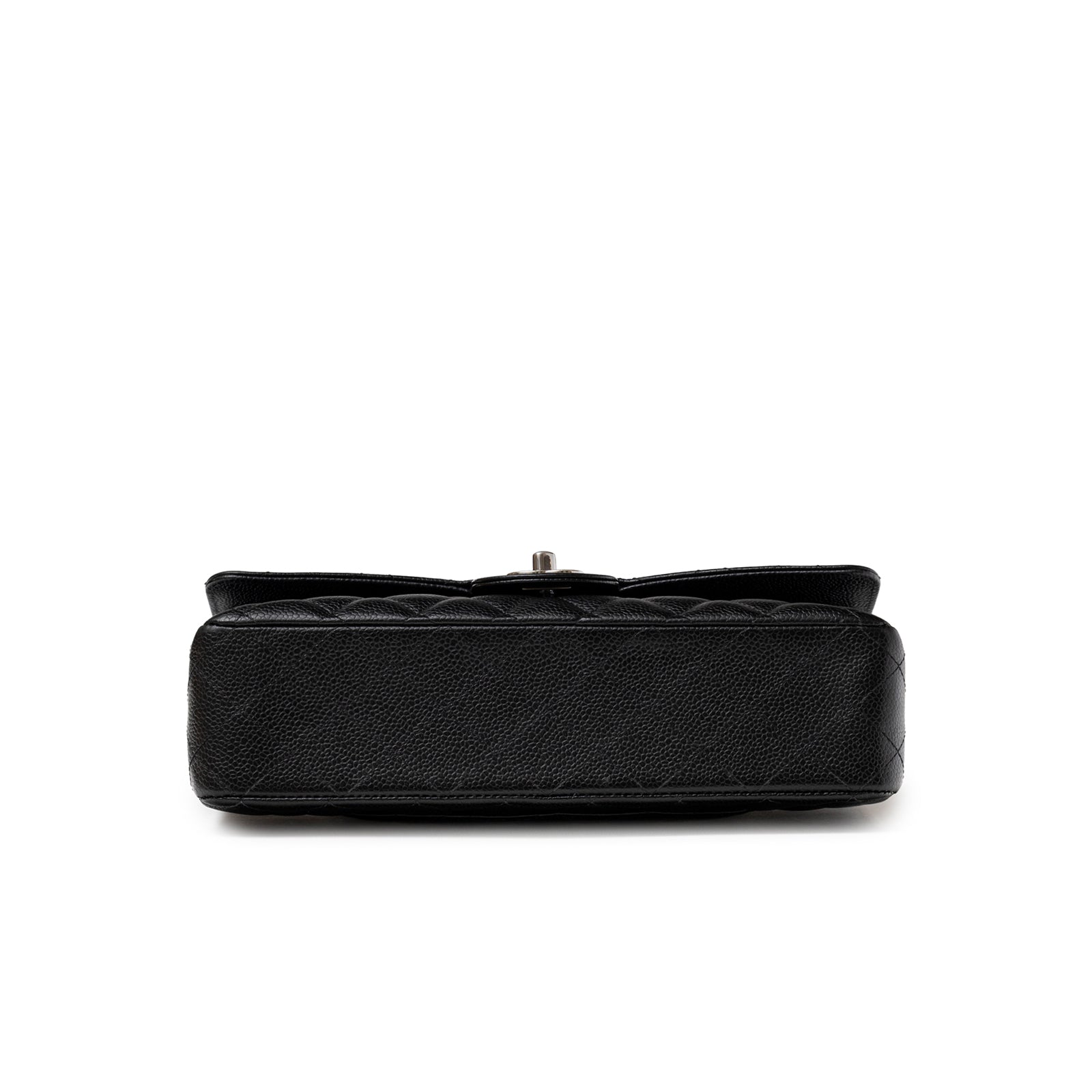 Chanel Medium Classic Flap Bag Black Caviar Palladium Hardware