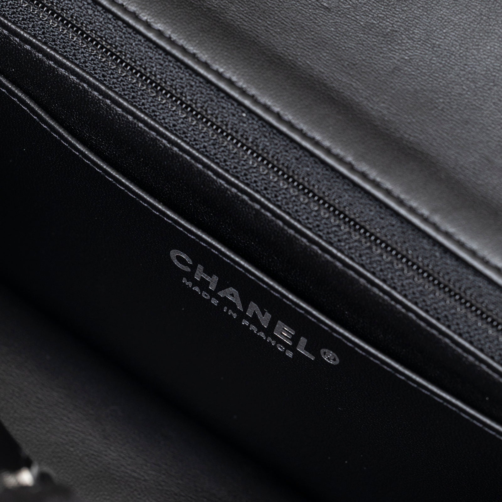Chanel Mini Classic Flap Black and White Tweed Black Hardware