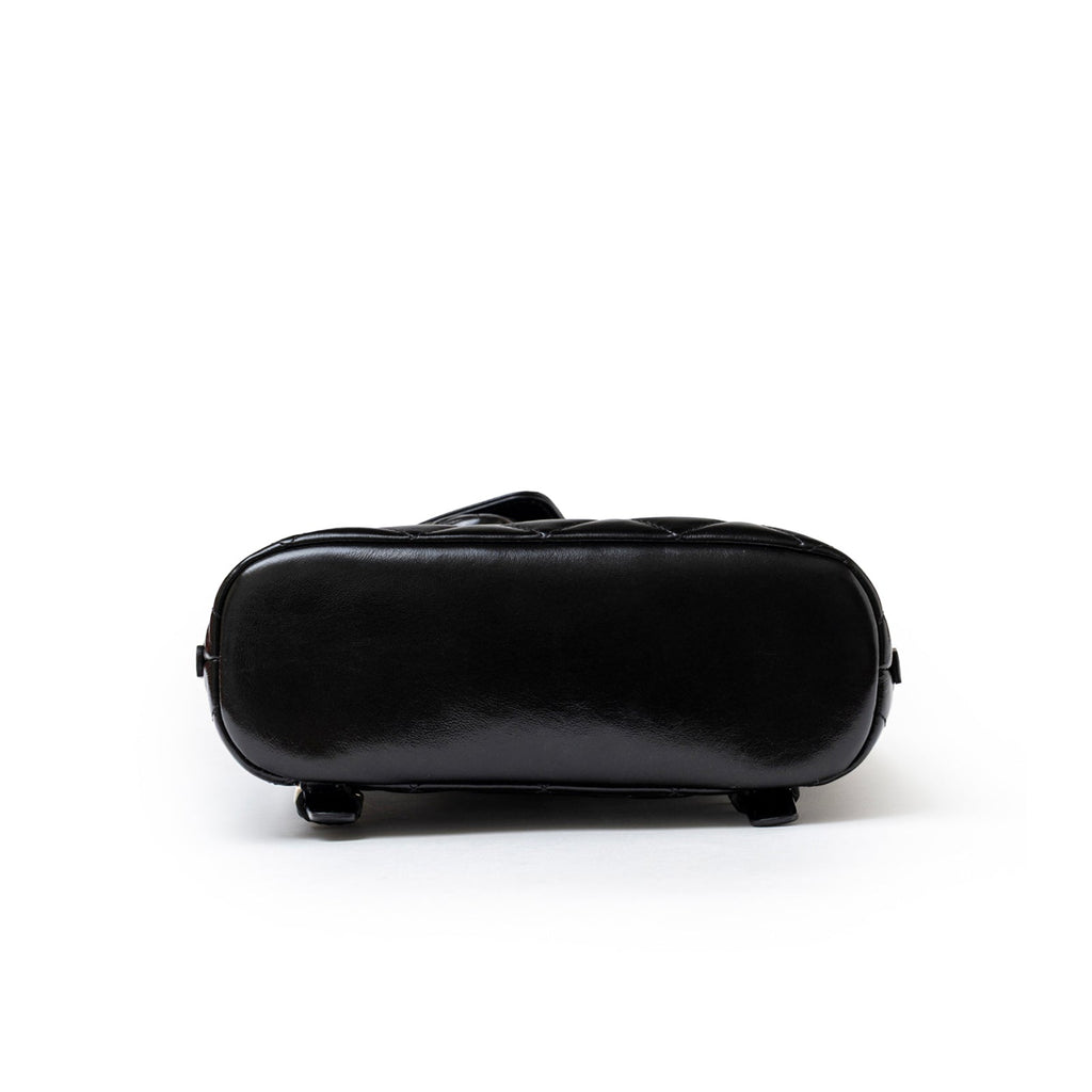Chanel My Pocket Backpack Black Shiny Calfskin Gold Hardware