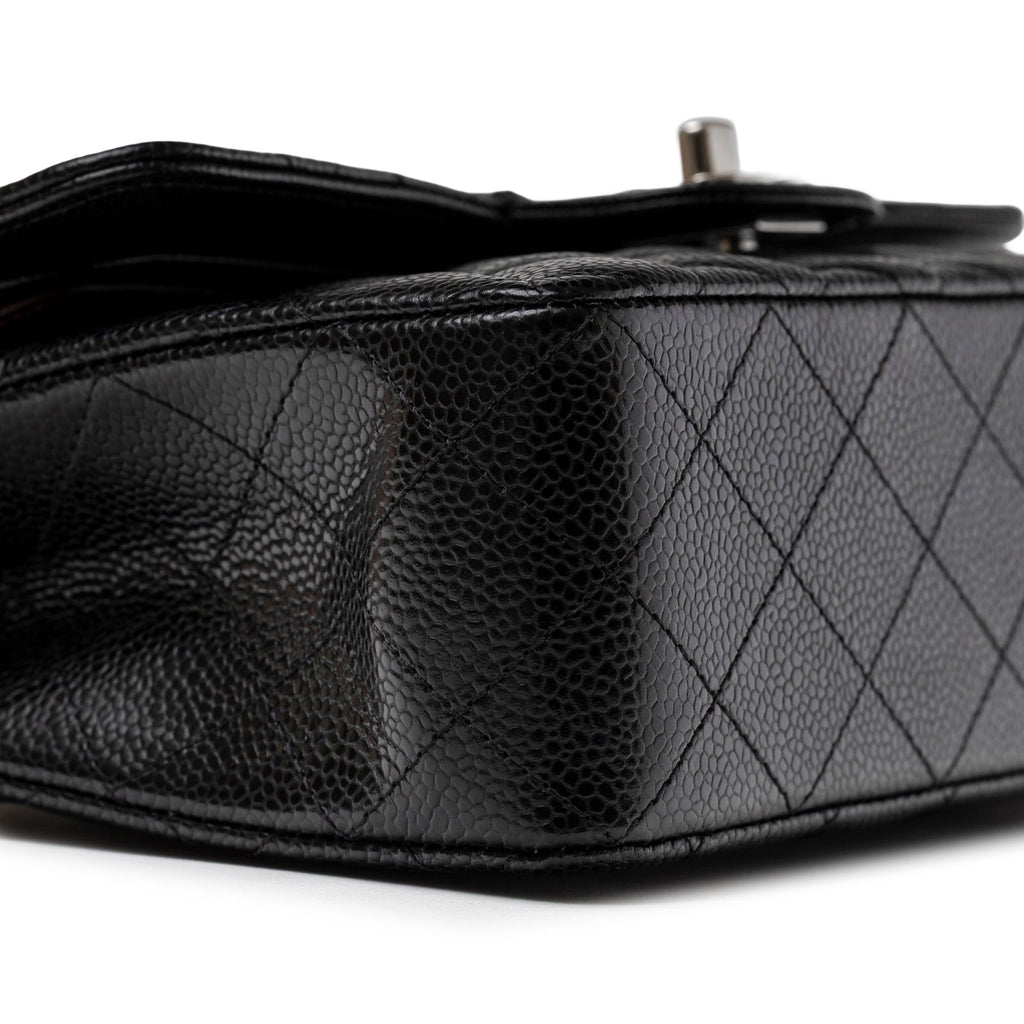 Chanel Small Classic Flap Bag Black Caviar Palladium Hardware