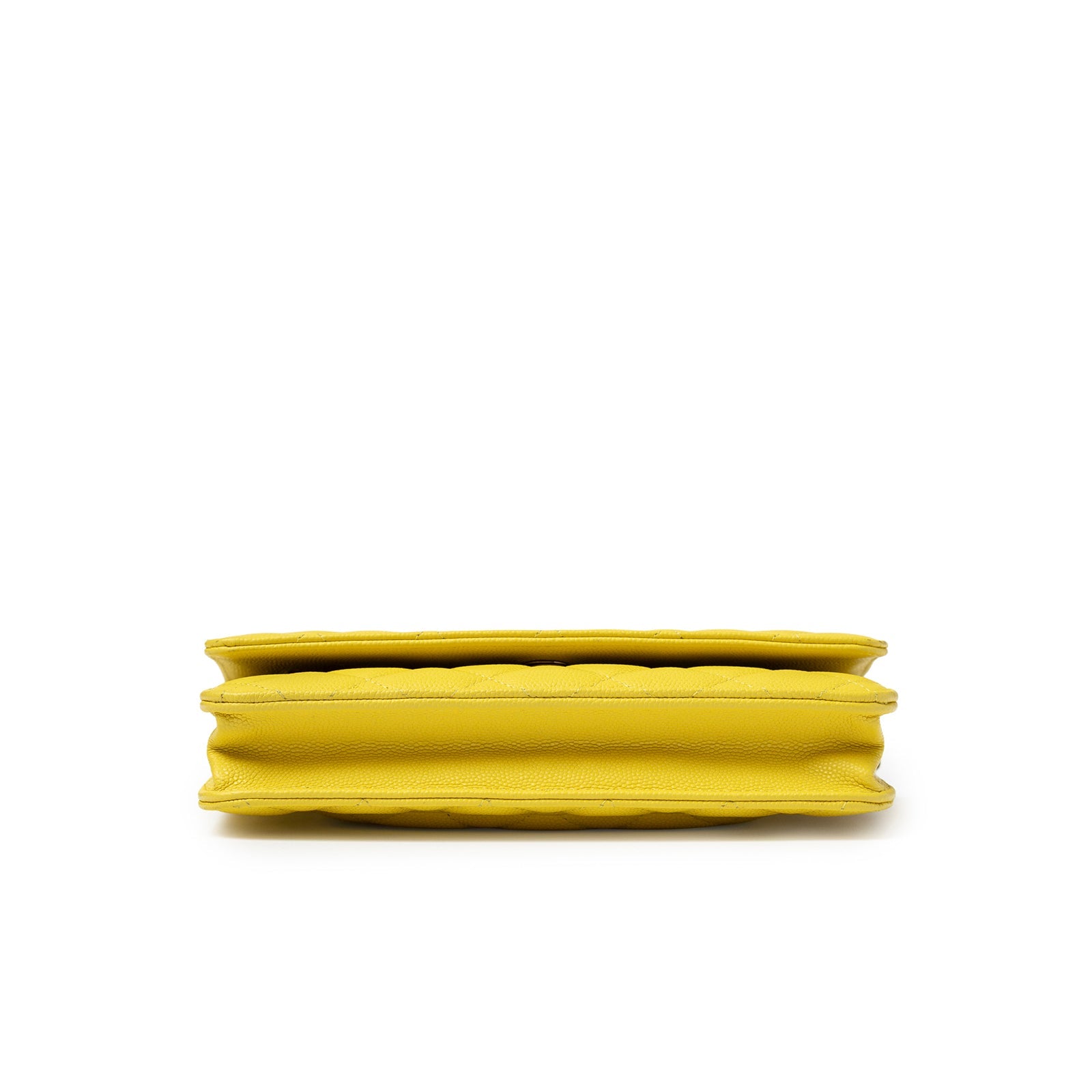 Chanel Wallet On Chain Yellow Caviar Palladium Hardware