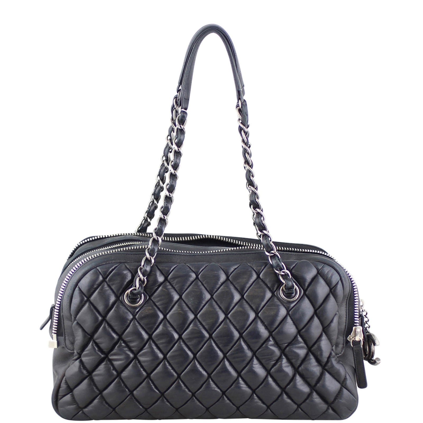 Chanel Quilted Bowling Bag