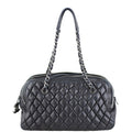Chanel Quilted Bowling Bag