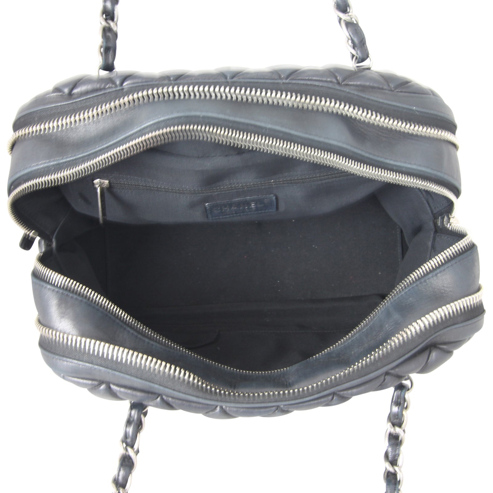 Chanel Quilted Bowling Bag