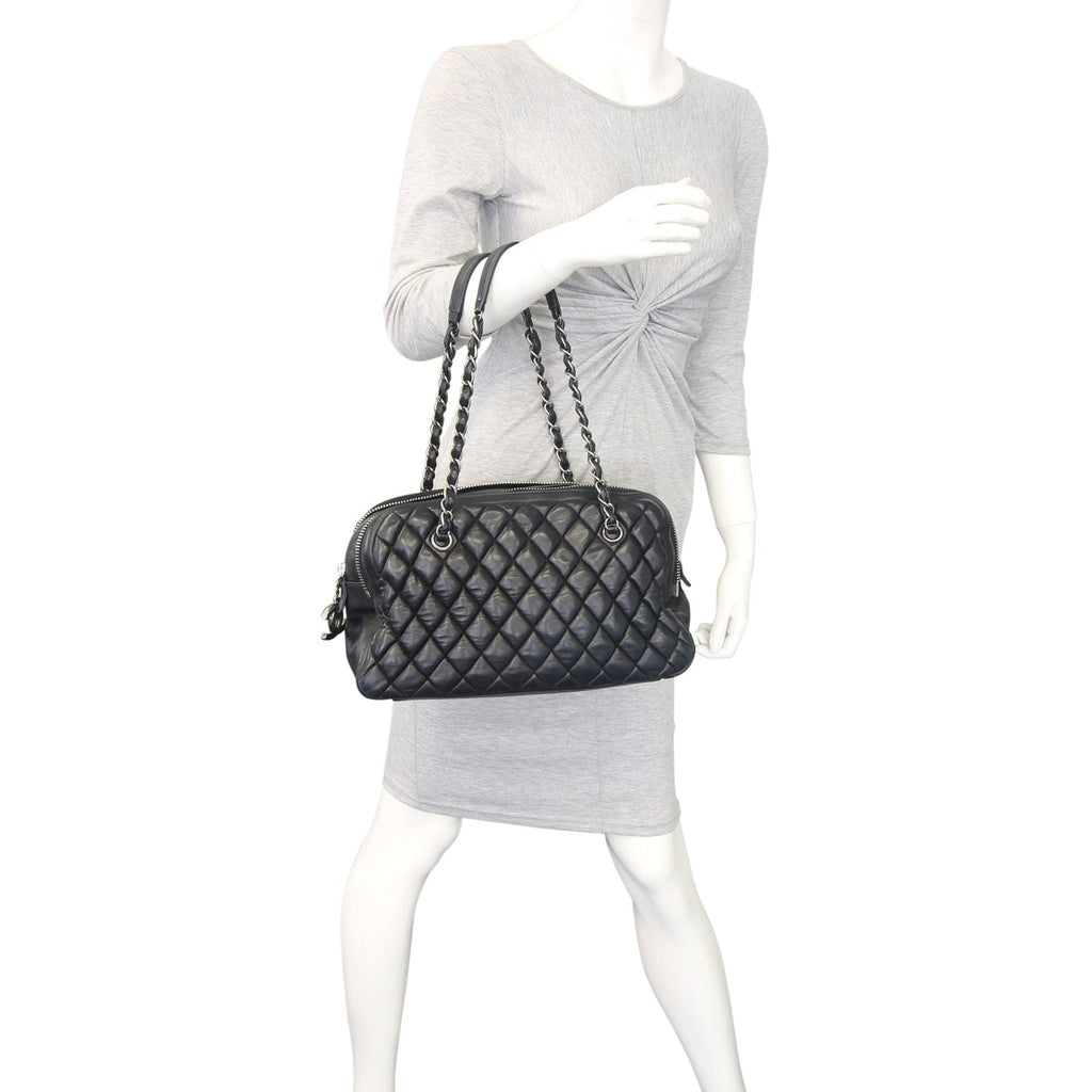 Chanel Quilted Bowling Bag