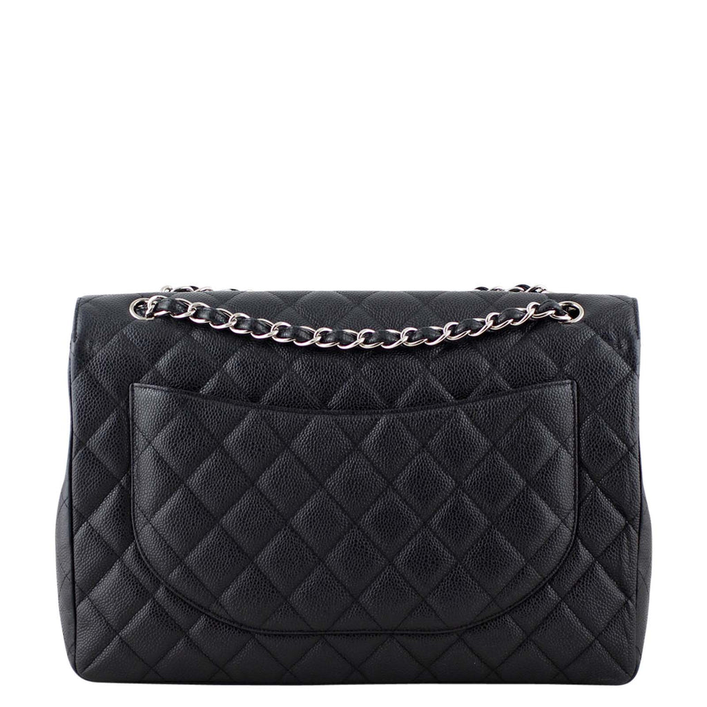 Chanel Classic Single Flap Maxi | Black Caviar 13 Series