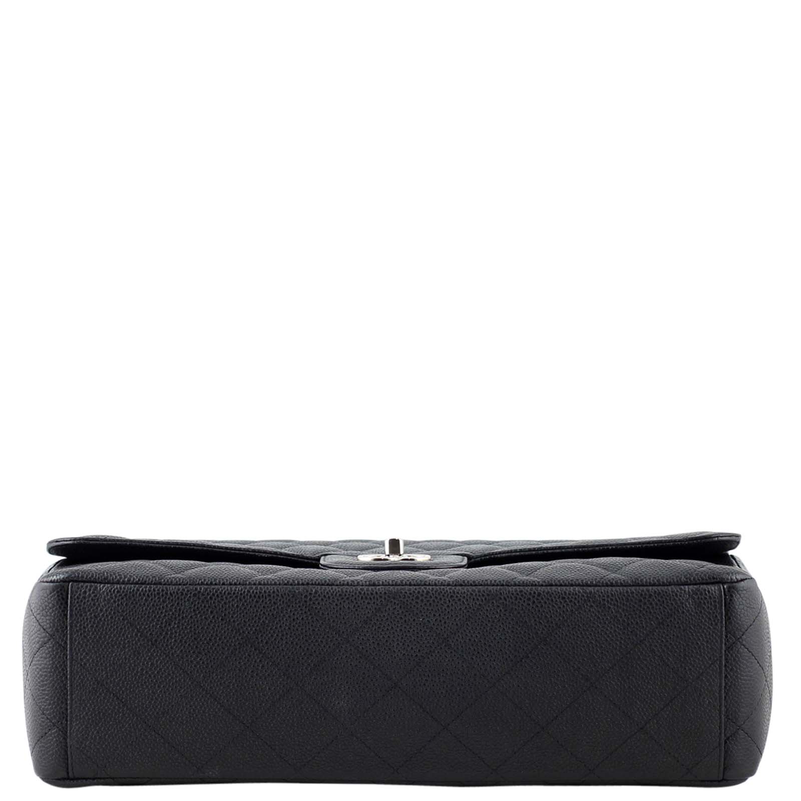 Chanel Classic Single Flap Maxi | Black Caviar 13 Series