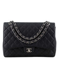 Chanel Classic Single Flap Maxi | Black Caviar 13 Series