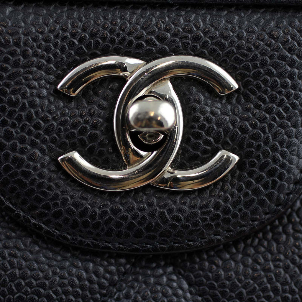 Chanel Classic Single Flap Maxi | Black Caviar 13 Series