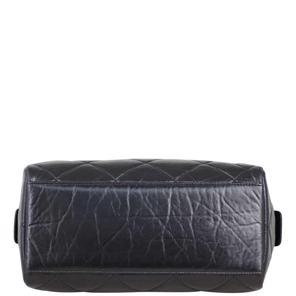 Chanel CC Quilted Bowling Bag Small