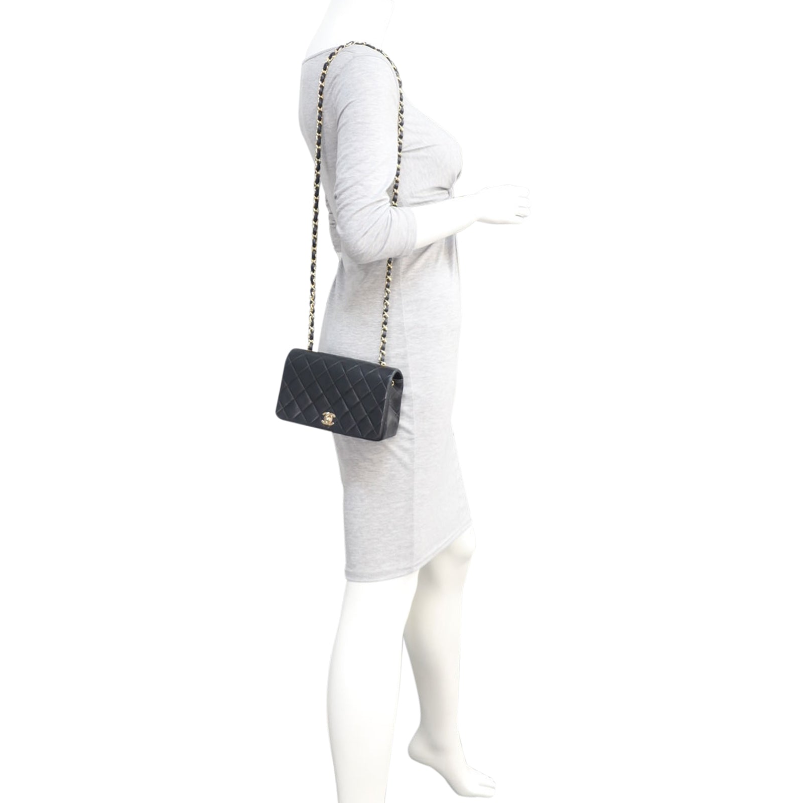 Chanel CC Full Flap Bag Small | Lambskin