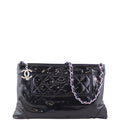Chanel CC Patent Shoulder Bag