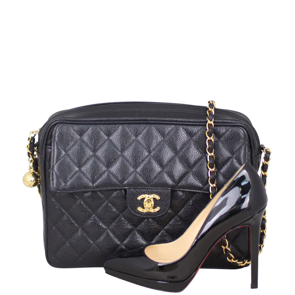 Chanel CC Quilted Flap Camera Bag