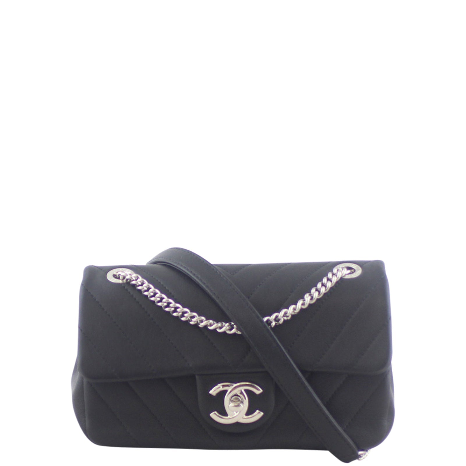 Chanel Mini Chevron Flap Rectangular Bag
