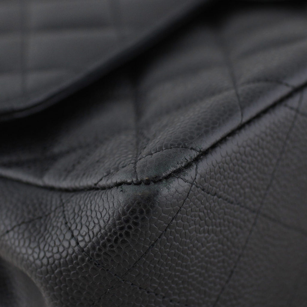 Chanel Classic Double Flap Jumbo Caviar